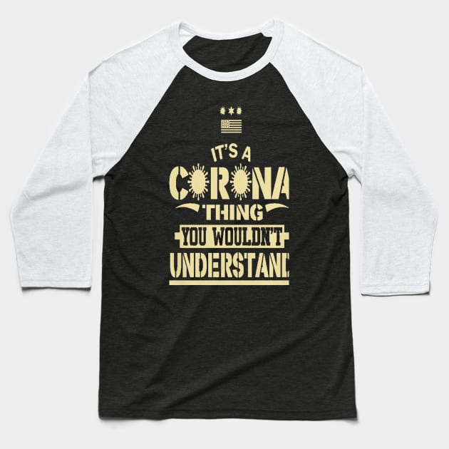 Corona-virus Baseball T-Shirt by Activate